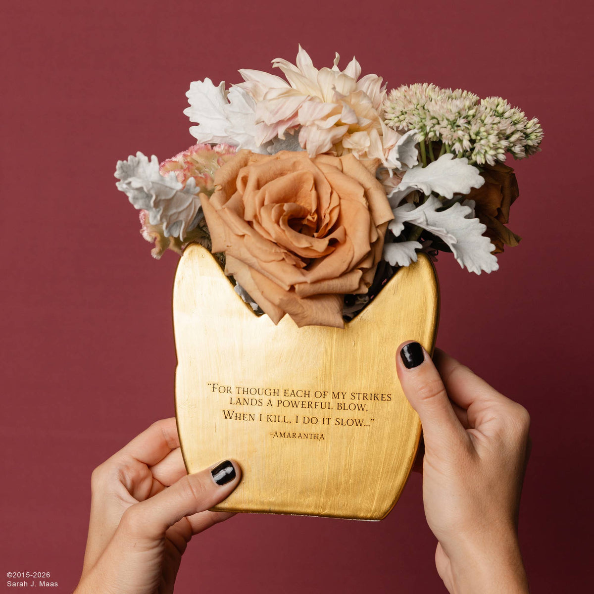 Amarantha's Curse Mask Vase | ACOTAR