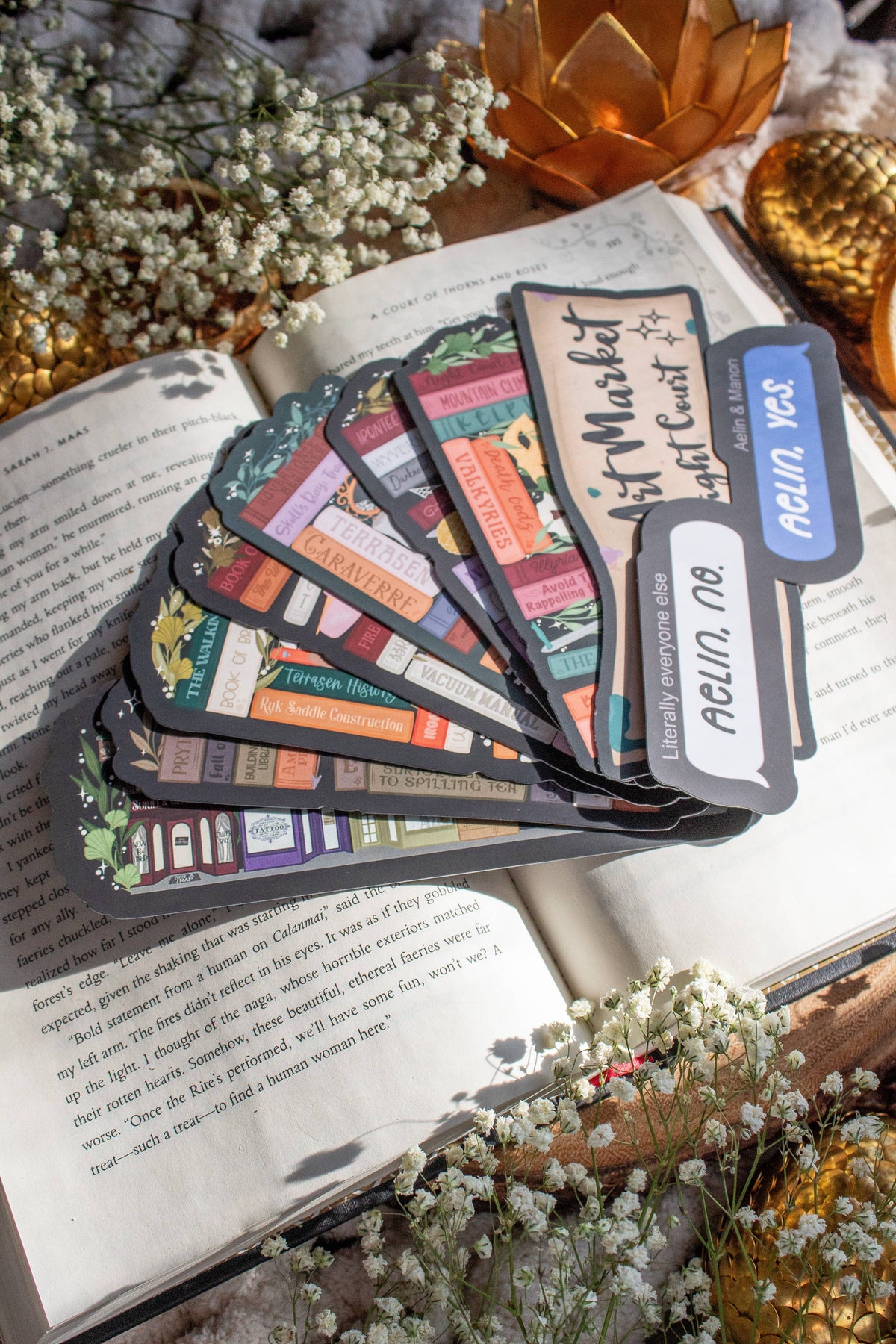 Die-Cut Bookish Bookmark