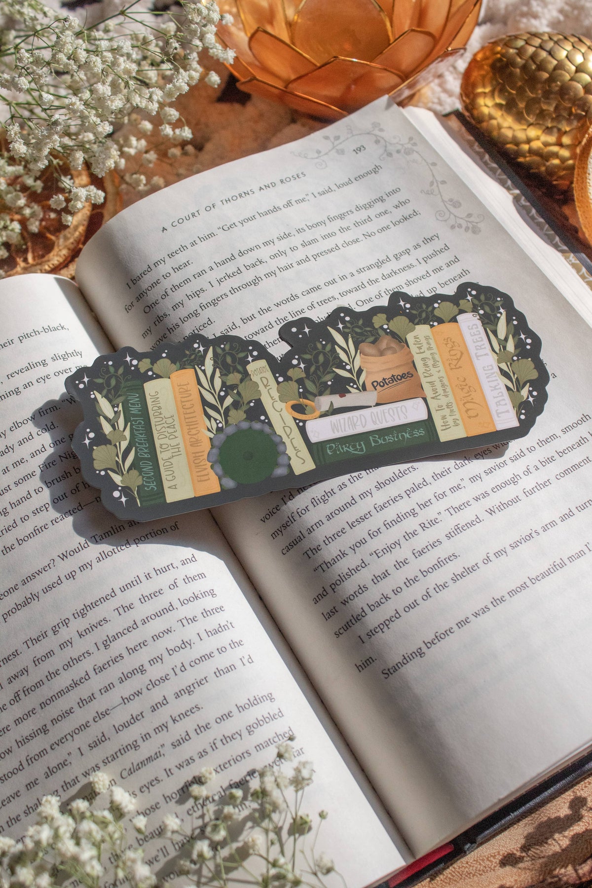 Die-Cut Bookish Bookmark