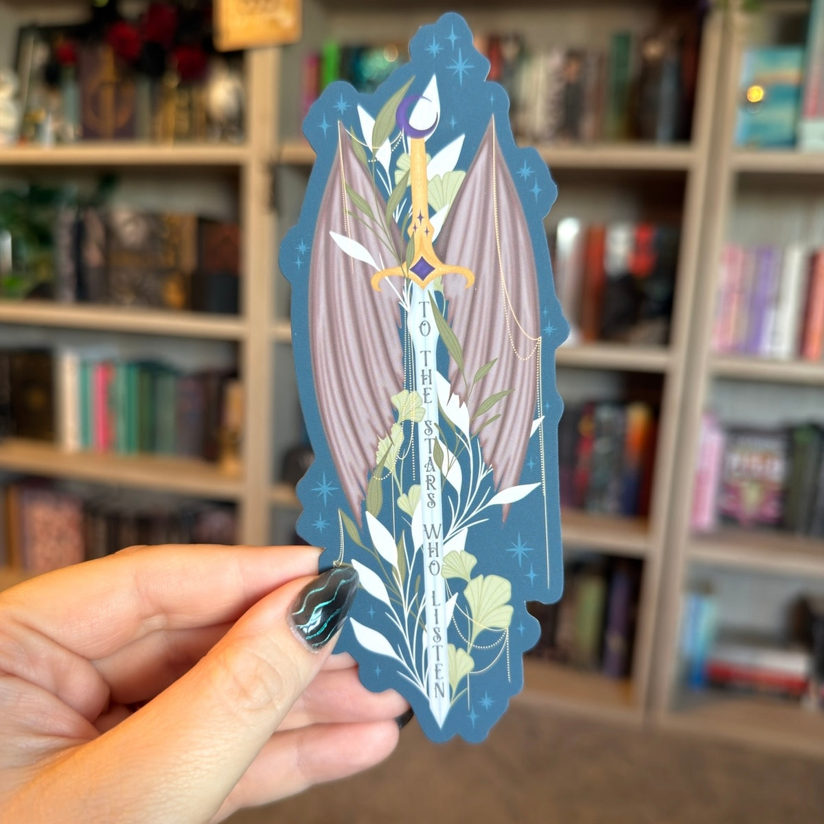 Die-Cut Bookish Bookmark