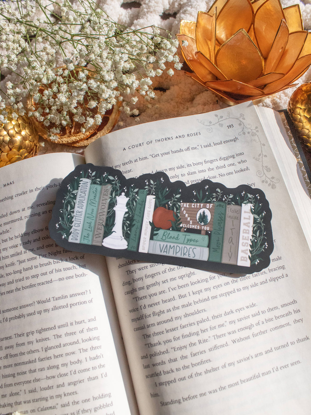 Die-Cut Bookish Bookmark