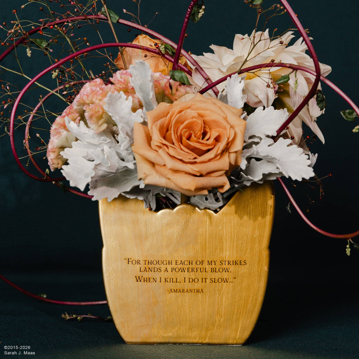 Amarantha's Curse Mask Vase | ACOTAR
