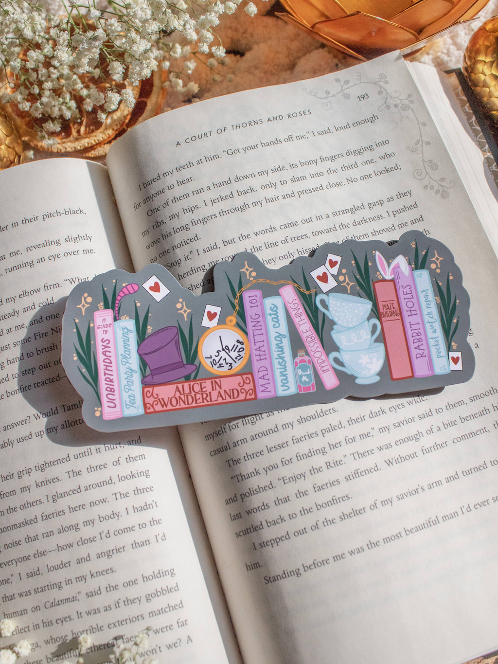 Die-Cut Bookish Bookmark