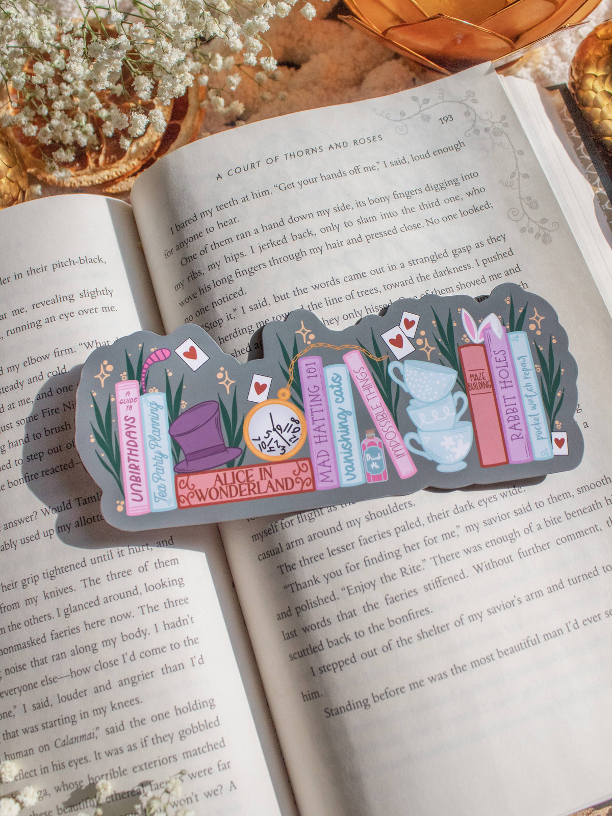Die-Cut Bookish Bookmark
