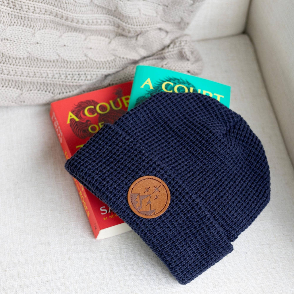 Velaris Leather Patch Beanie | ACOTAR