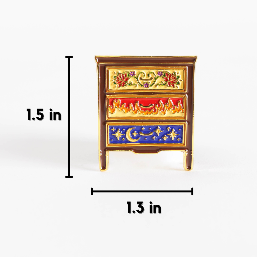 Feyre's Dresser Enamel Pin | ACOTAR